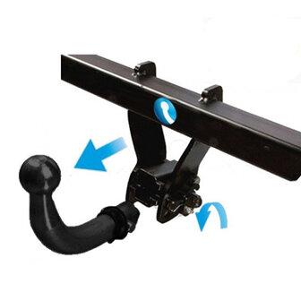 Trekhaak Autohak met horizontaal afneembare kogel - AHA-B 15A