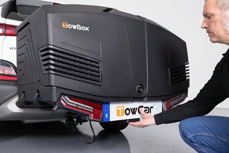 Towbox V3 Trekhaakbagagebox 400L Urban Zwart