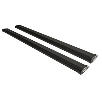 Stangset 130 cm aluminium wingbar zwart