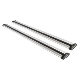 Stangset 110 cm aluminium wingbar zilver