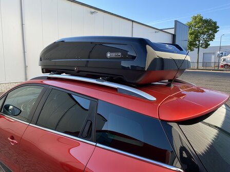 Dakkoffer Modula Evo 470 black gloss 470 liter